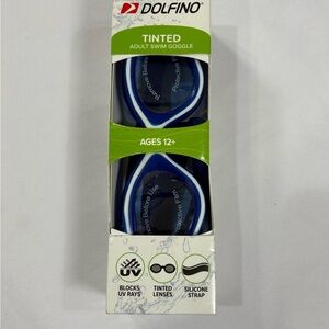 Dolfin Purple and Blue Tinted Swim Goggles